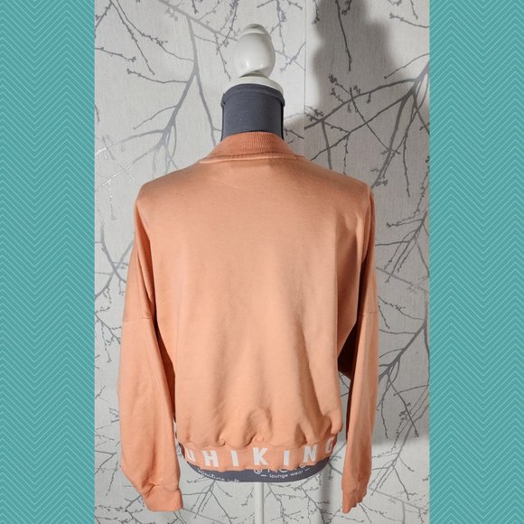 Adidas x Pharrell Williams Orange Mockneck Sweatshirt - Picture 5 of 6